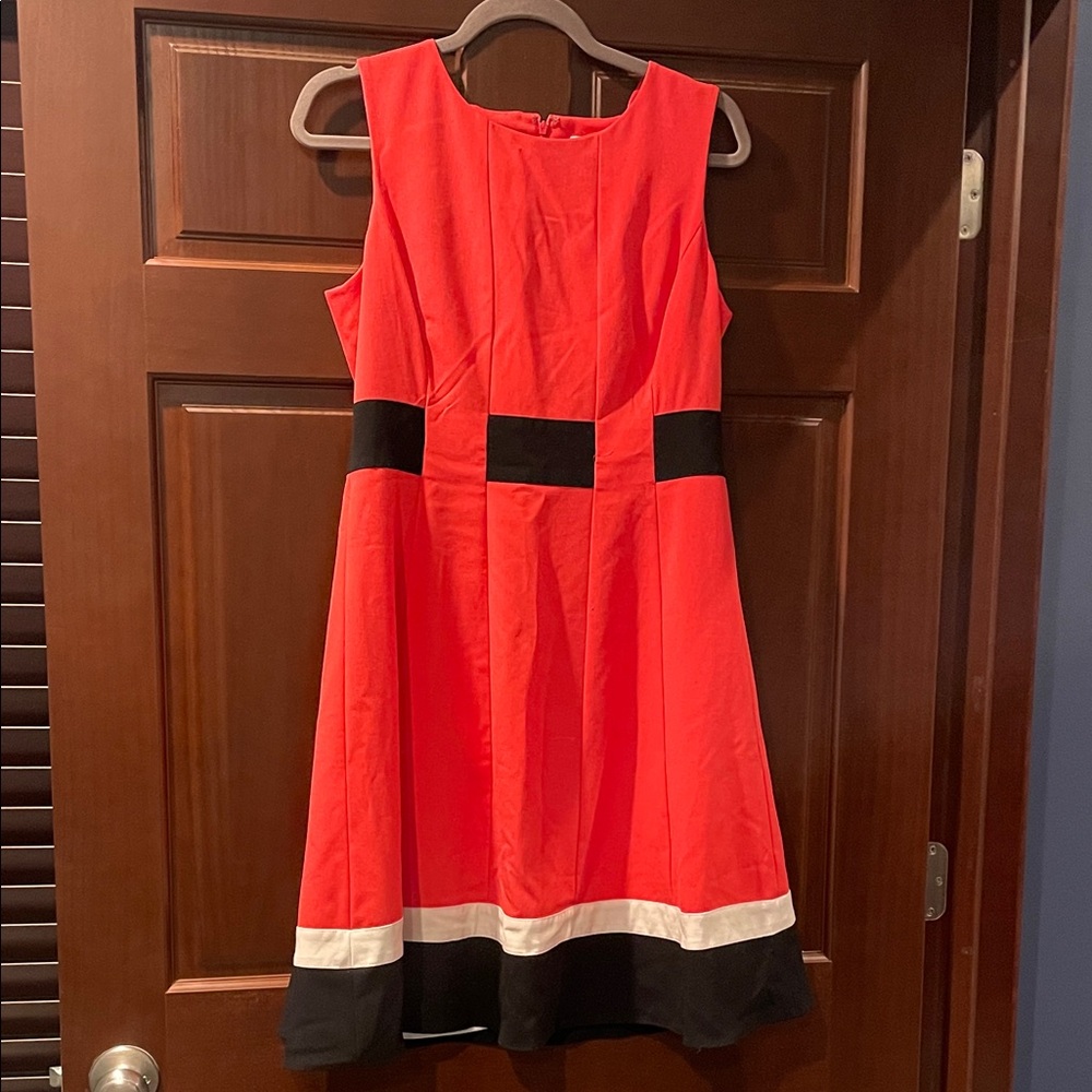 Calvin Klein orange/pink sleeveless Dress